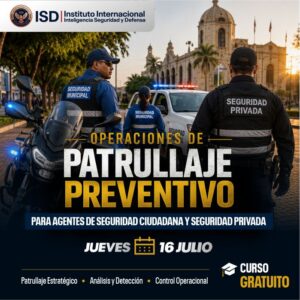 Certificado Operaciones de Patrullaje Preventivo $12