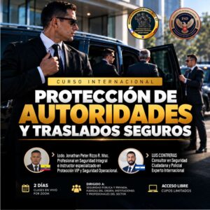 CERTIFICACIÓN PROTECCIÓN DE AUTORIDADES Y TRASLADOS SEGUROS $15